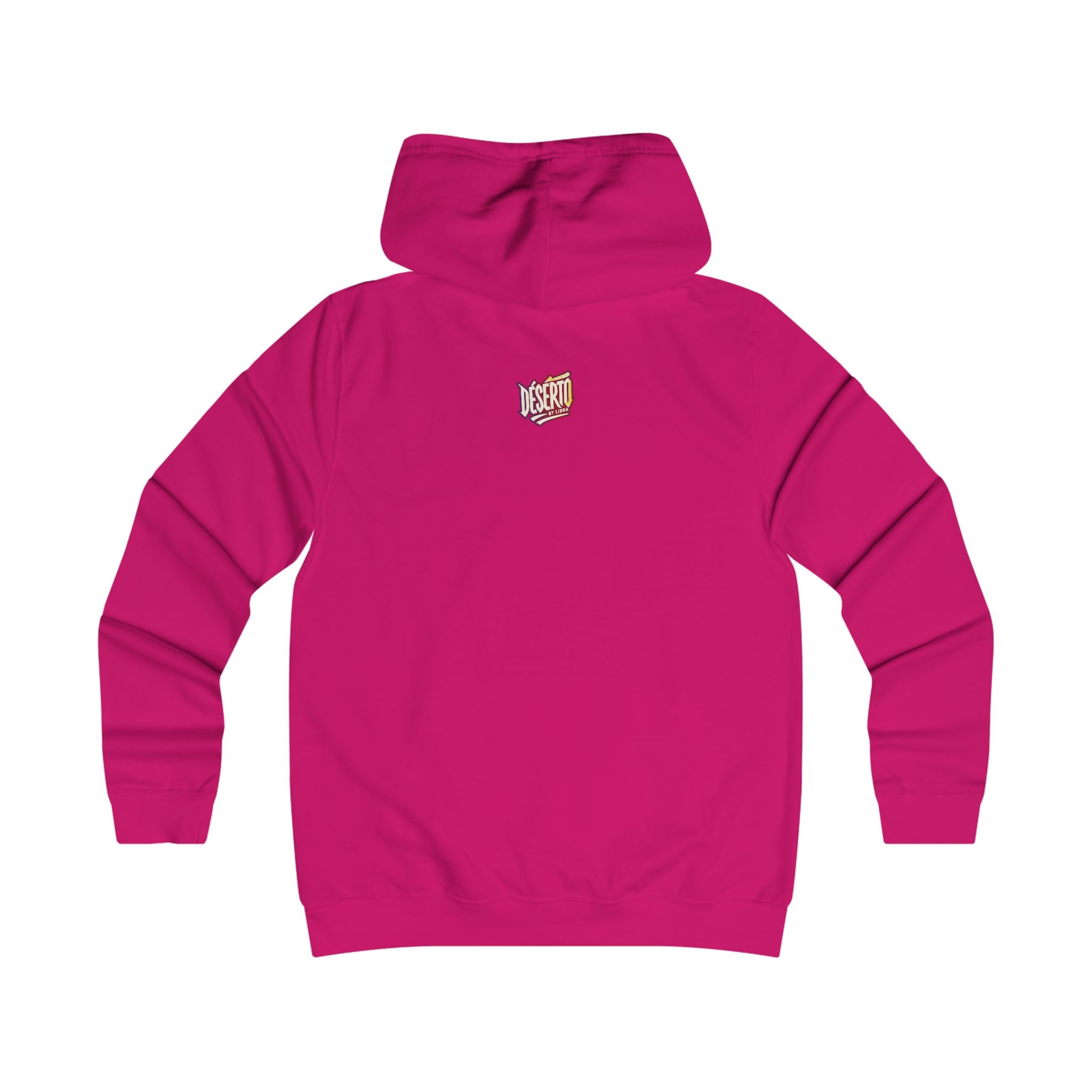 Women´s Girlie Hoodie, Retro Glam College, Pink