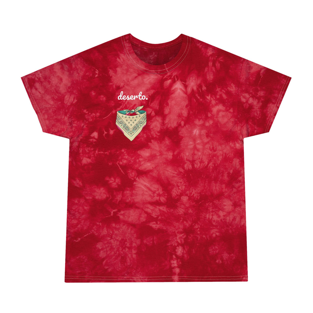 Desert Vibes Tie-Dye Tee - Perfect for Summer Festivals &amp; Casual Outings