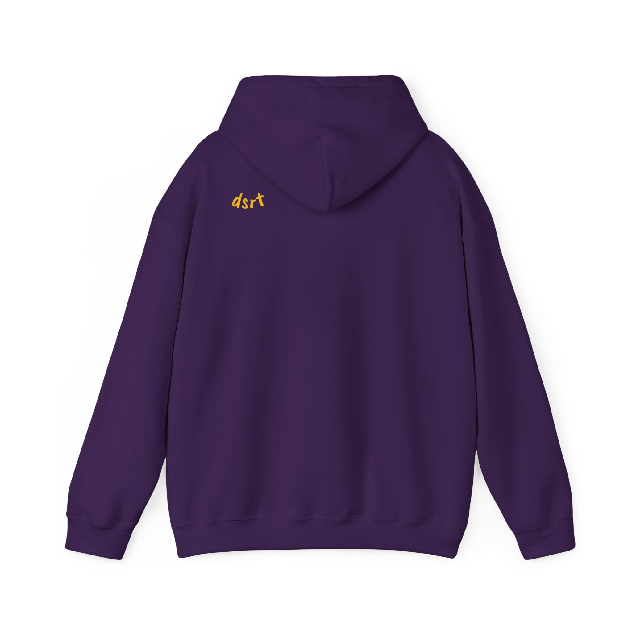 Unisex Deserto Hoodie, California Skateboard, Purple n Brown