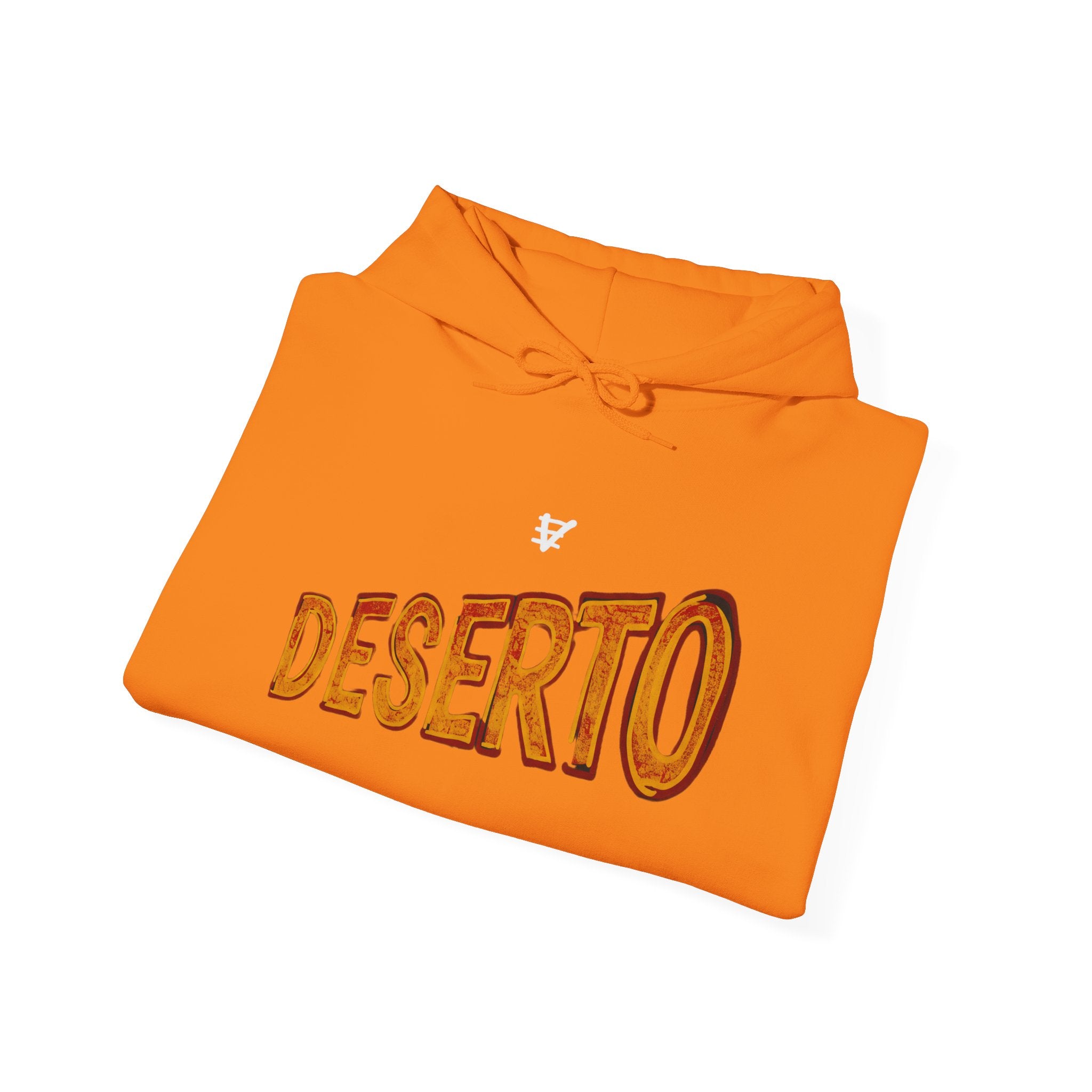 Unisex Sportswear Hooded Sweatshirt, Orange Desert