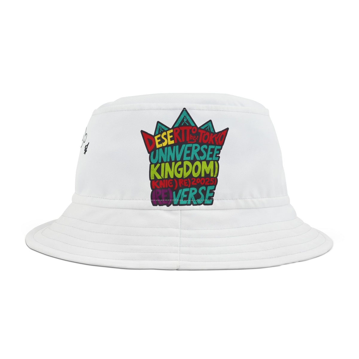 Deserto Revolution Bucket Hat, White