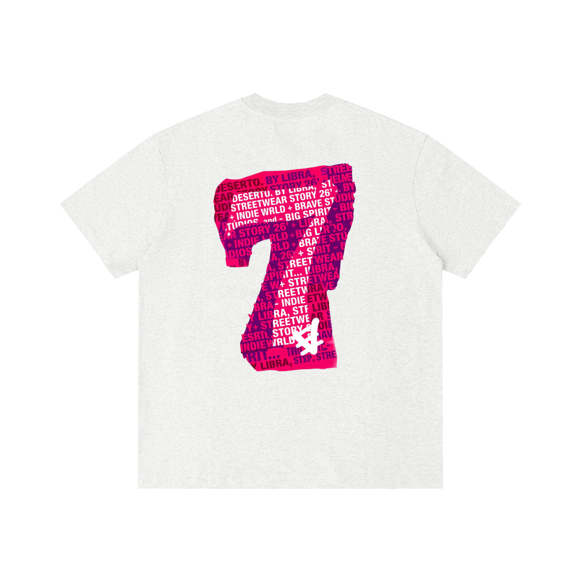 Vintage Wash Distressed T-Shirt, Deserto 7, Oat White
