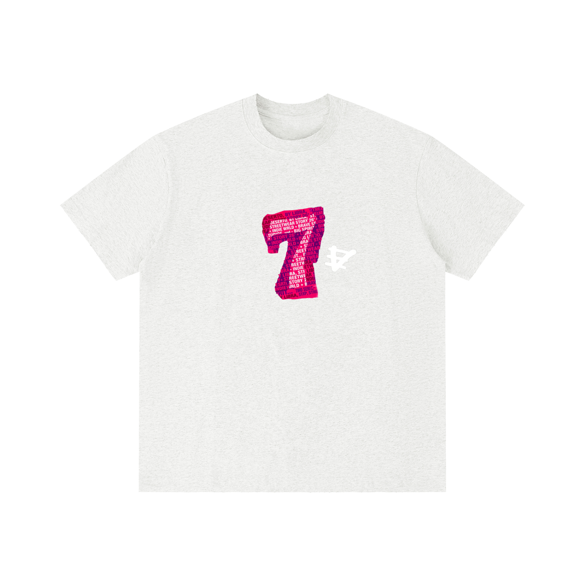 Vintage Wash Distressed T-Shirt, Deserto 7, Oat White