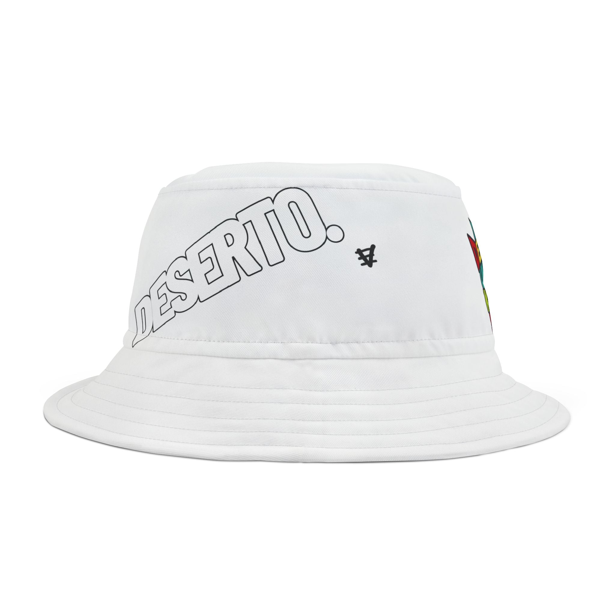 Deserto Revolution Bucket Hat, White