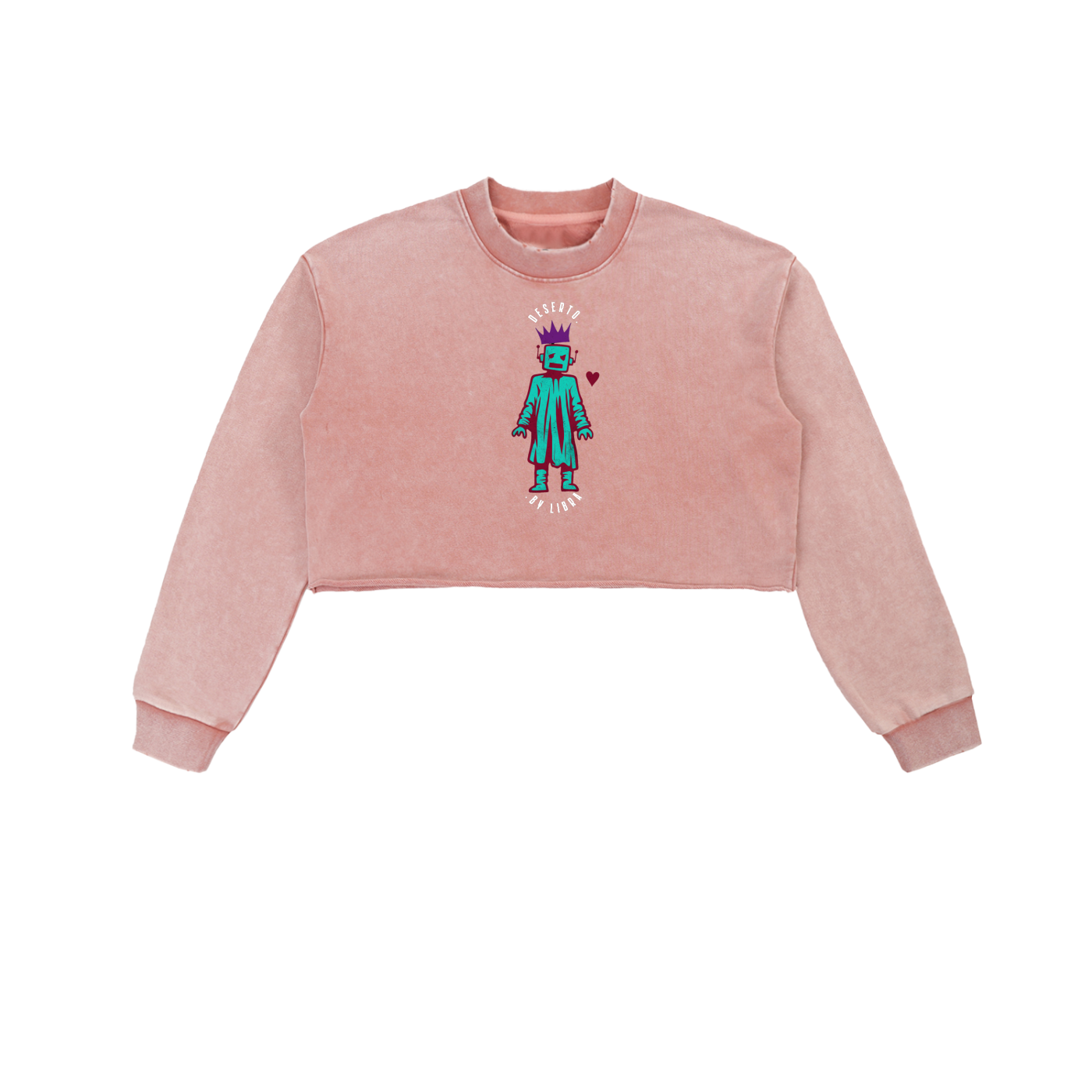 cool cropped sweatshirt,stencil art cropped sweat,indie rock women apparel,indie rock fashion